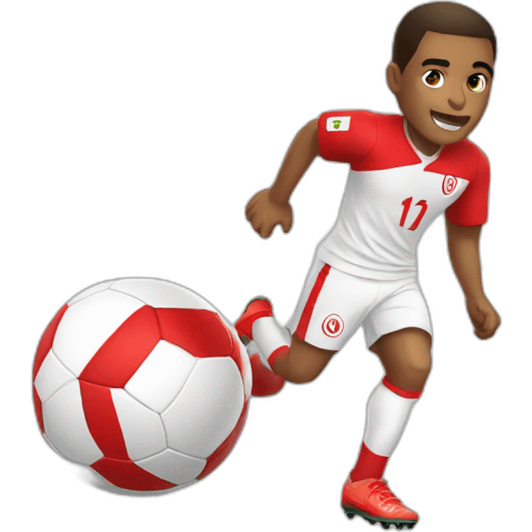 Football Tunisia emoji