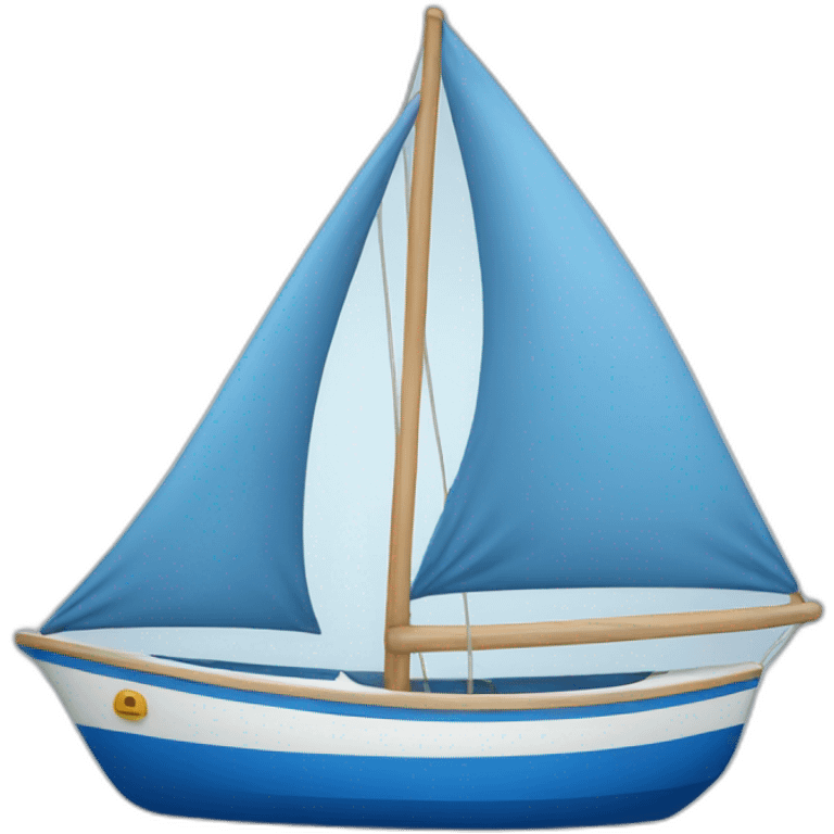 blue sailboat emoji