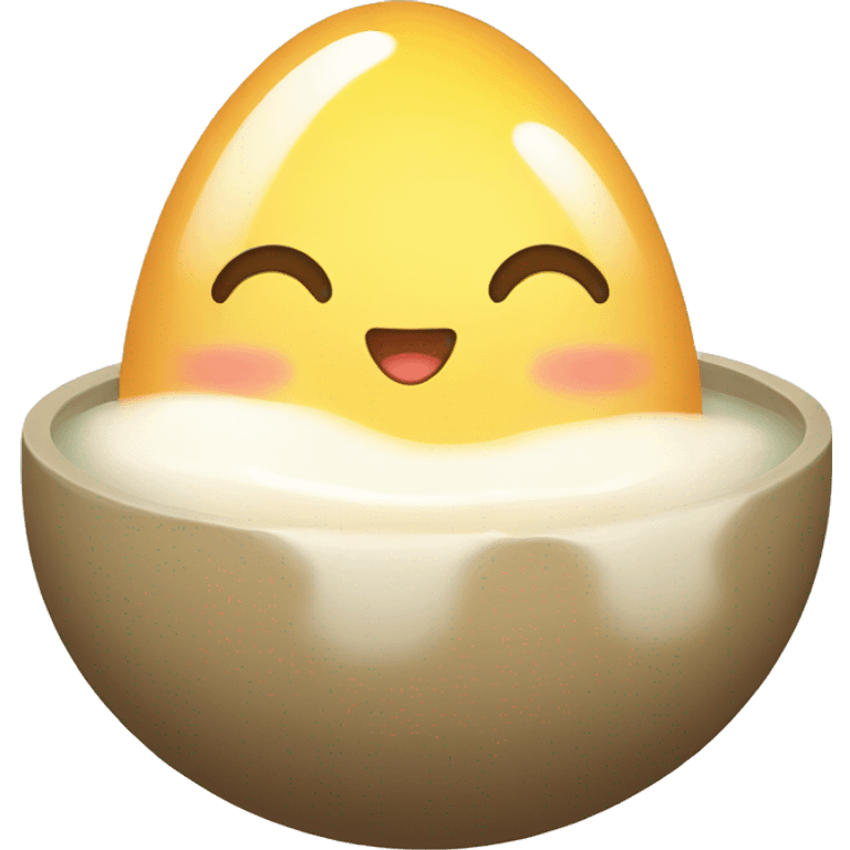 happy onsen egg emoji