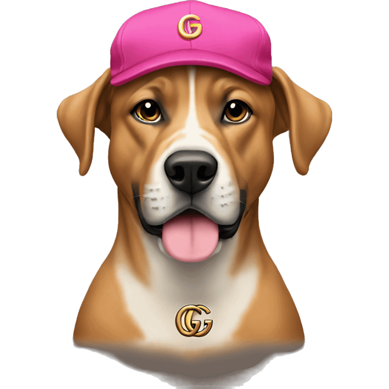 Black stafford with Gucci hat emoji