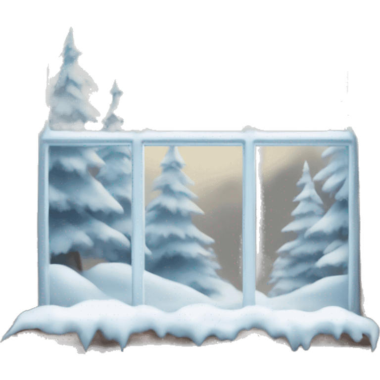 winter window emoji