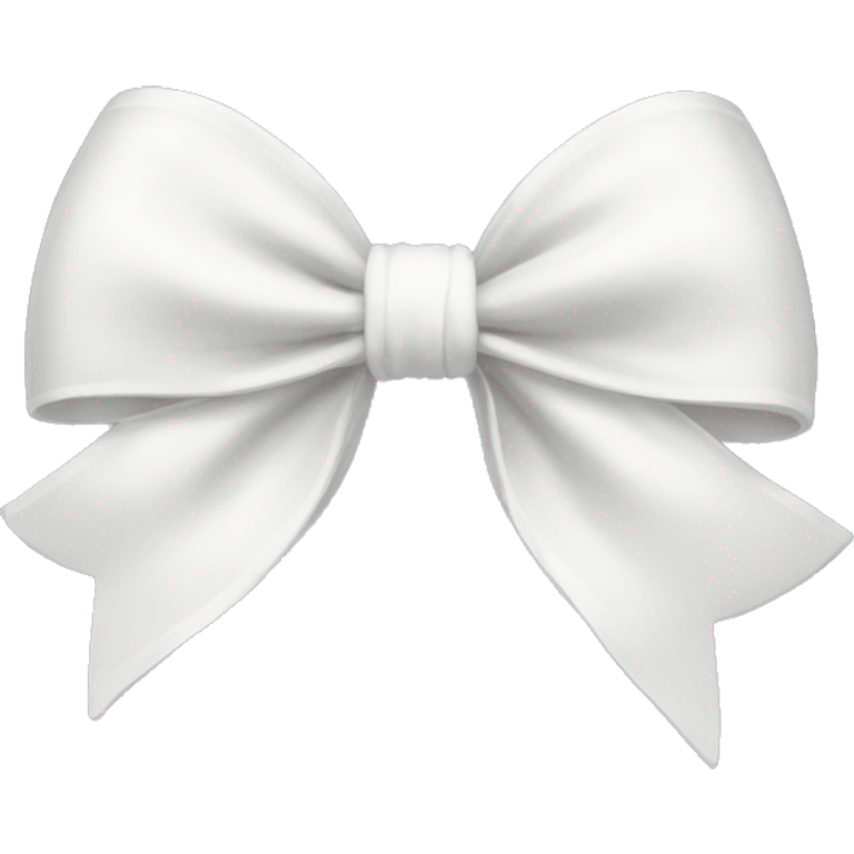 White bow emoji