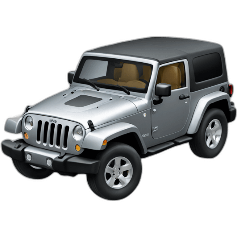 silver jeep wrangler profile emoji