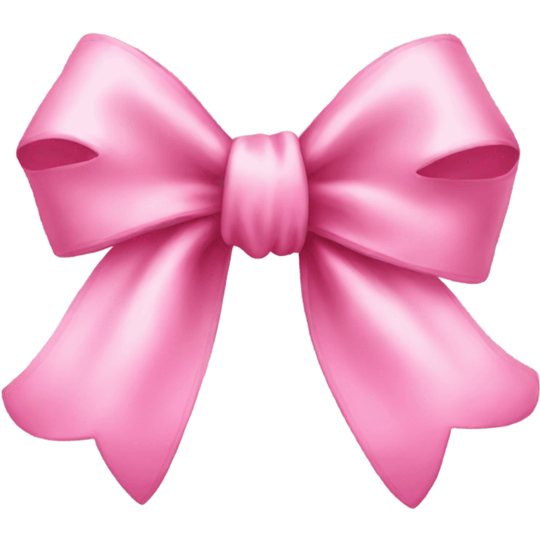 Cute pink bow emoji