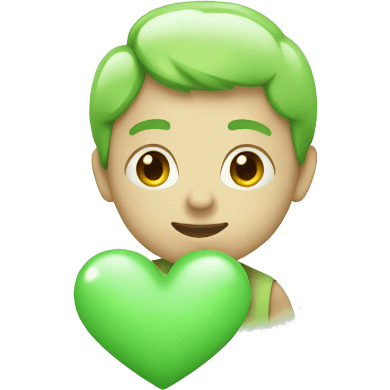 Light green heart  emoji