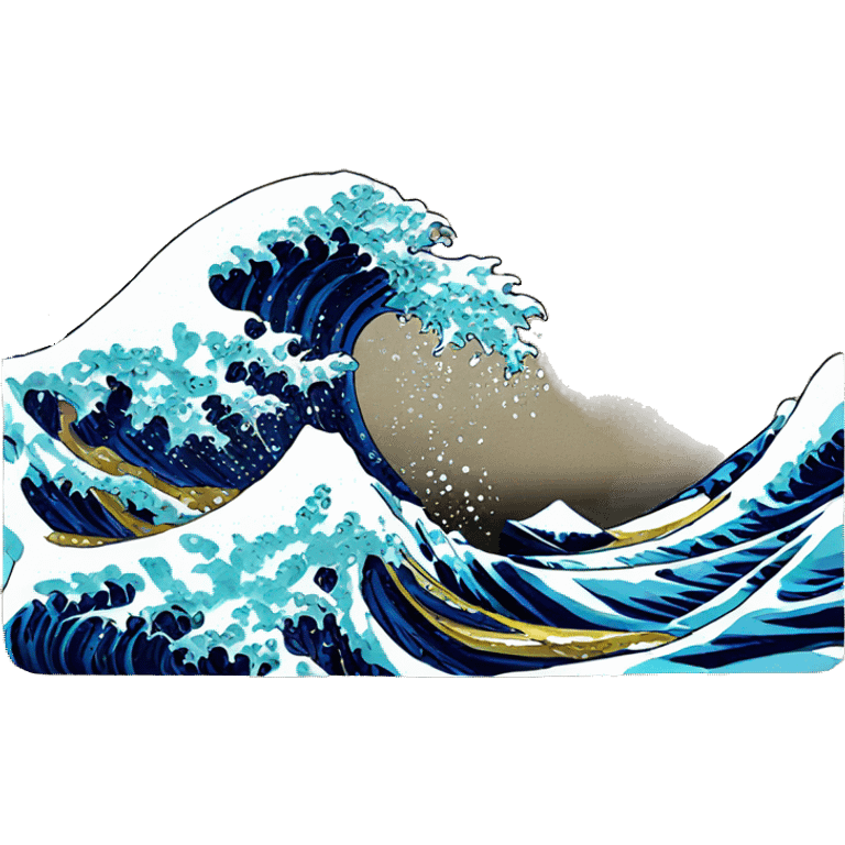 The Great Wave emoji