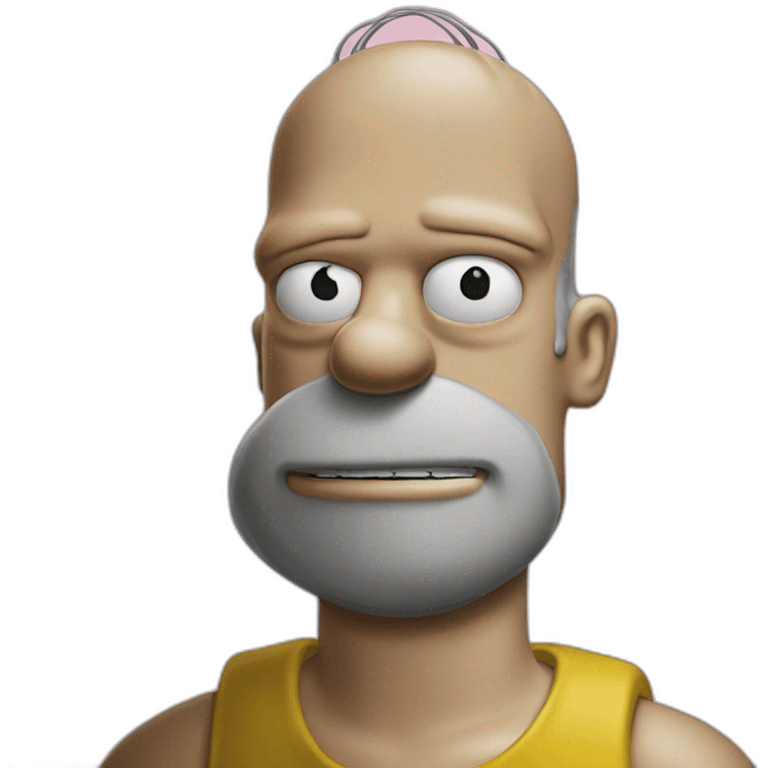 Homer Simpsons drip emoji