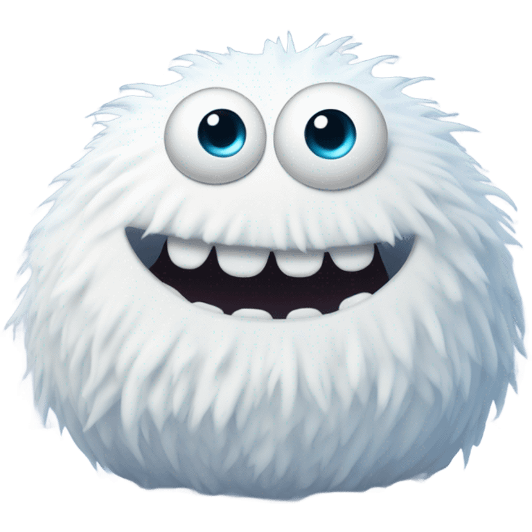 fat snow monster  emoji