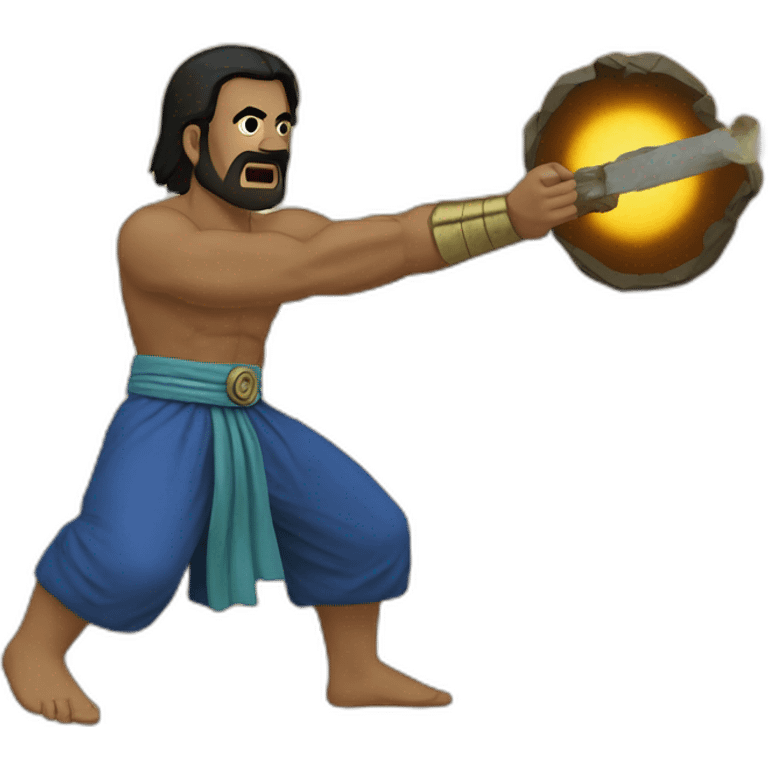 KameHameHa from the balkan emoji