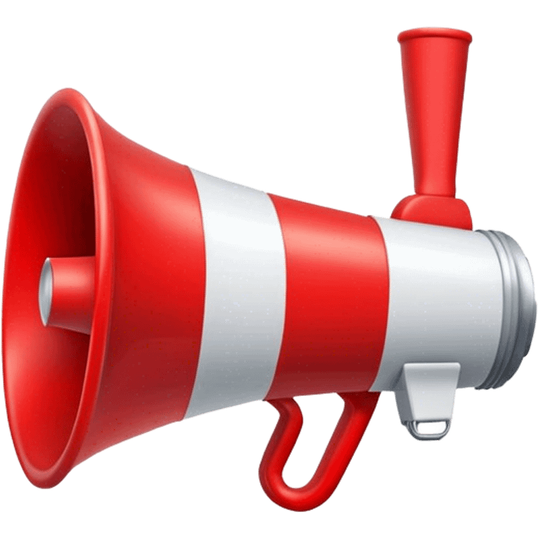 a megaphone  emoji