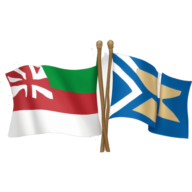 Bulgarian and greek flag united emoji