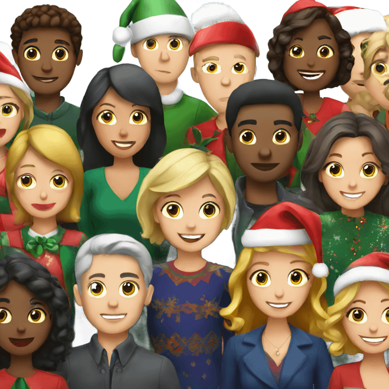 Christmas party emoji