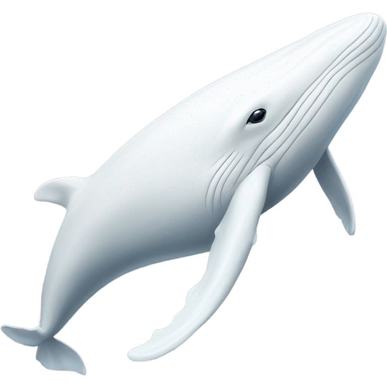 white whale , underside emoji