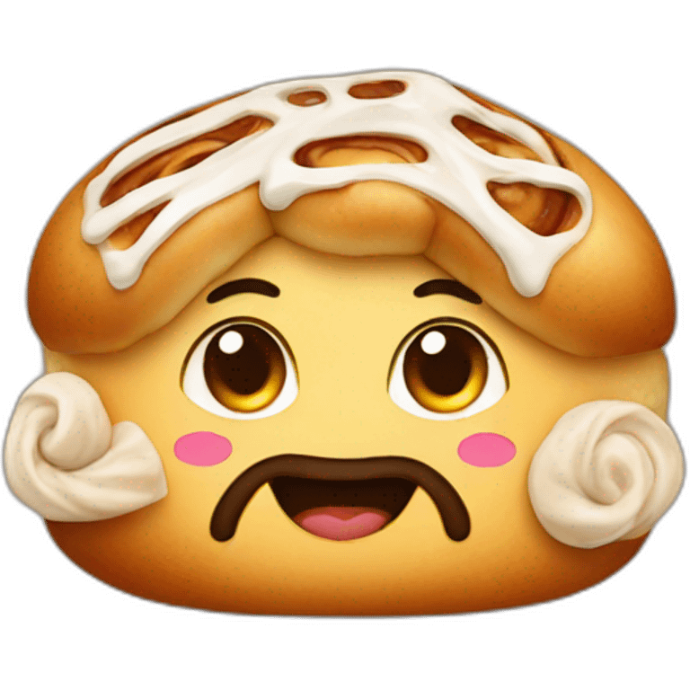 mexican with cinnamon bun emoji