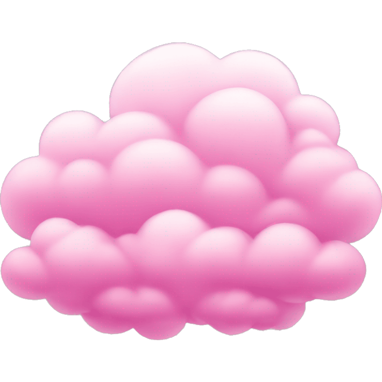 Pink clouds emoji