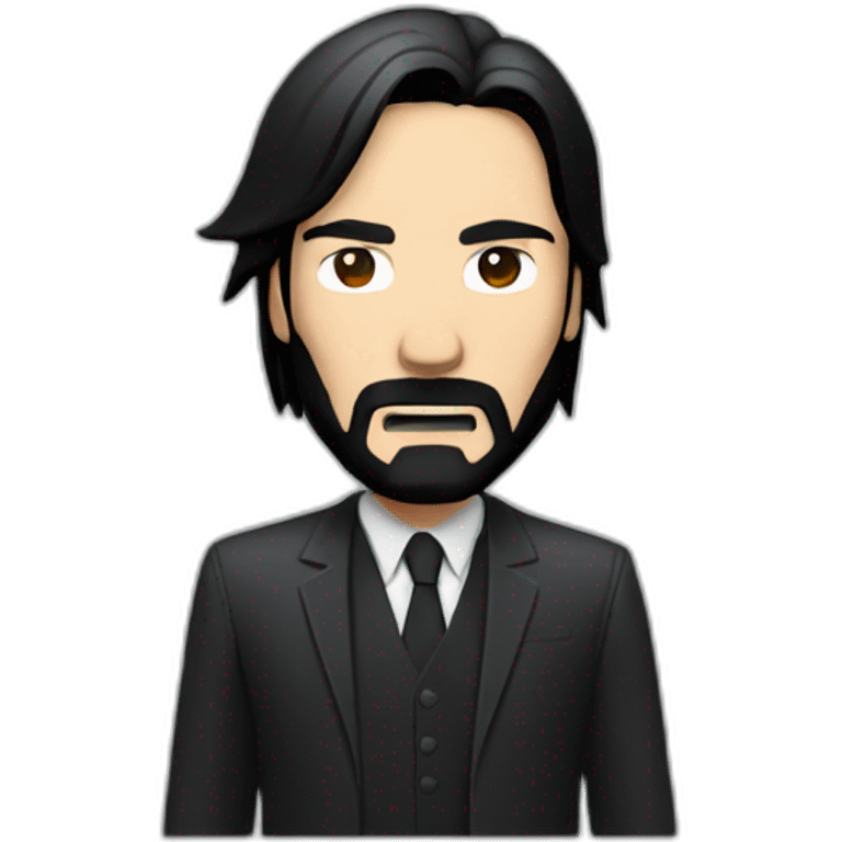 John wick ios emoji style emoji