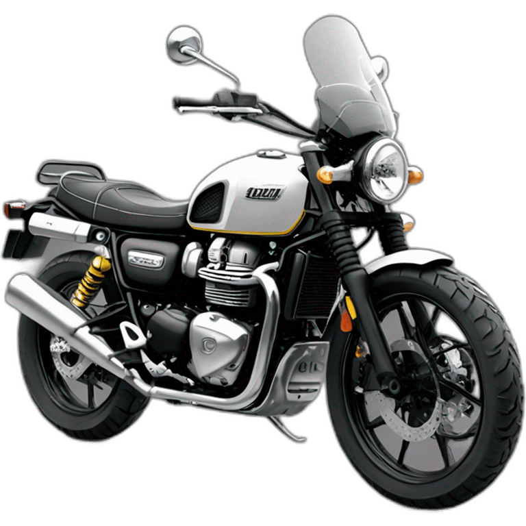 Triumph scrambler motorcycle emoji