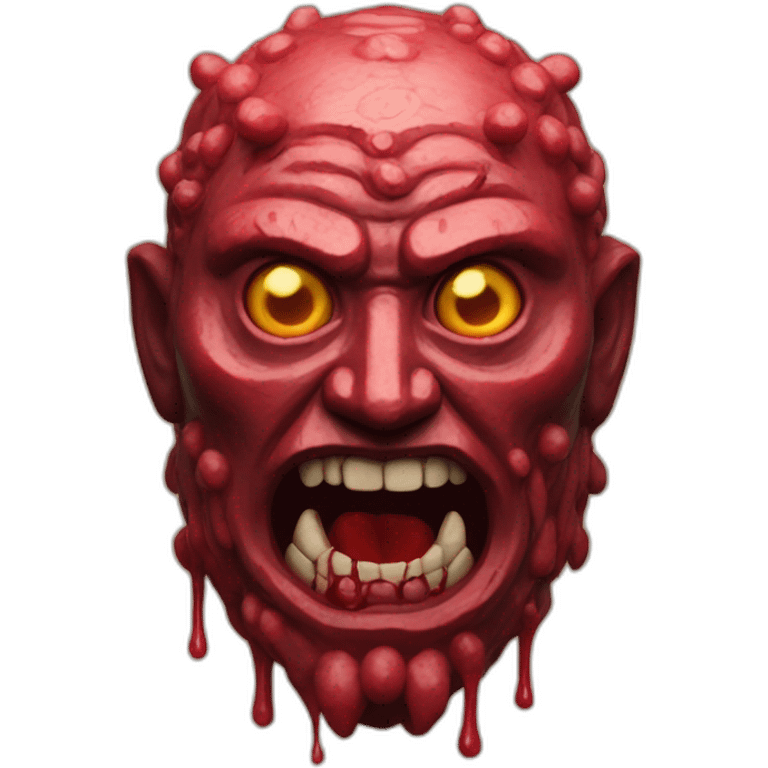 ancient chthonic god made of blood emoji