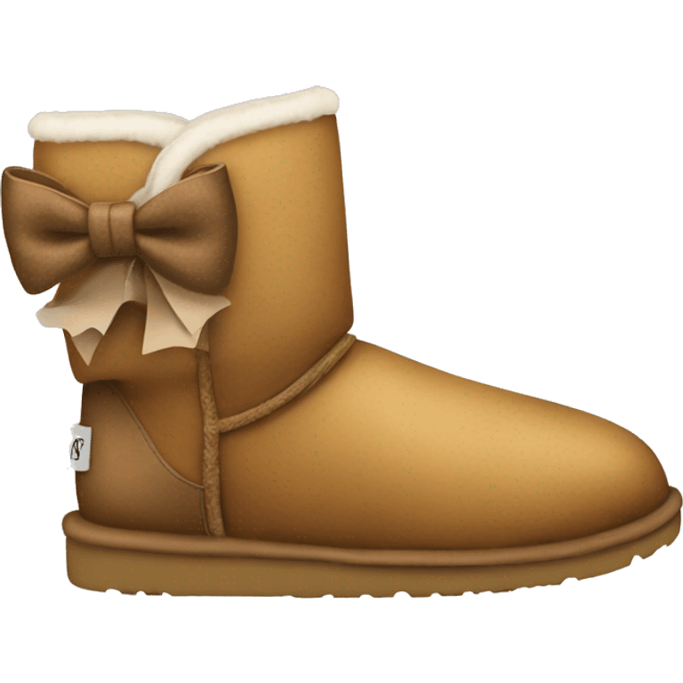 Uggs whit bows emoji