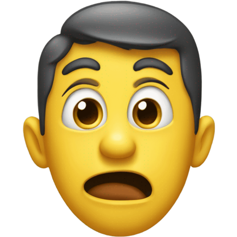 A classic yellow face with wide, open eyes. The tongue is sticking out slightly and the cheeks are raised, creating a playful and cheeky expression. The overall look is fun, lighthearted, and mischievous. emoji