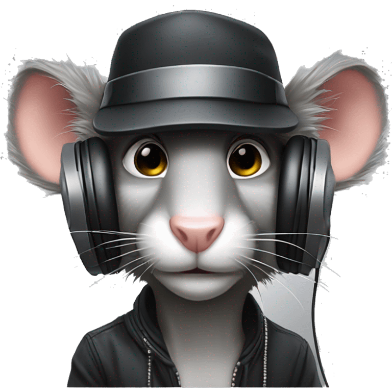 Beatiful DJ rat , he mane is Andrew emoji