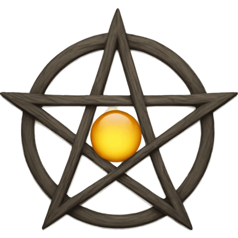 pentagram with a circle emoji