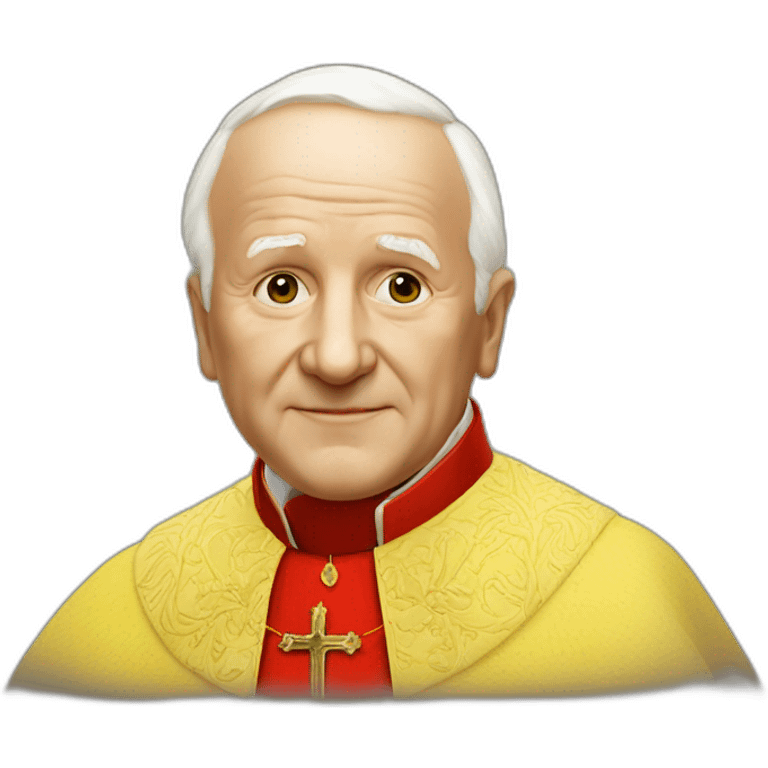 john-paul-ii-with-very-saturated-unnatural-yellow-skin emoji