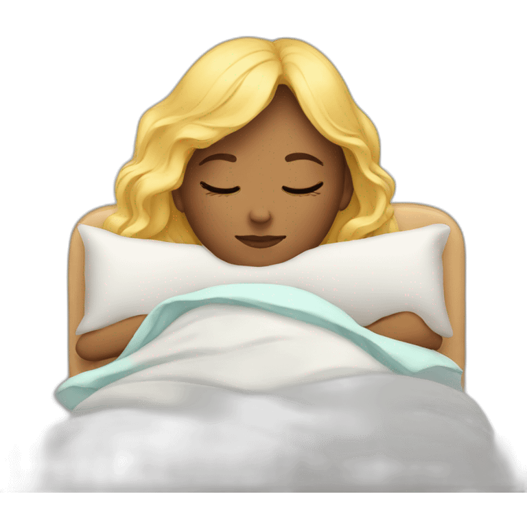 girls sleep emoji