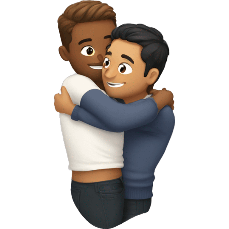  gay couple hug cat emoji