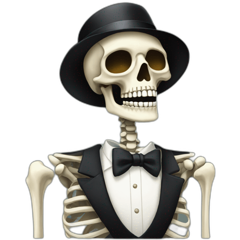 skeleton great gatsby emoji