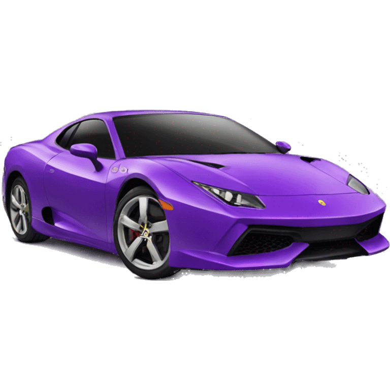 purple sport car emoji