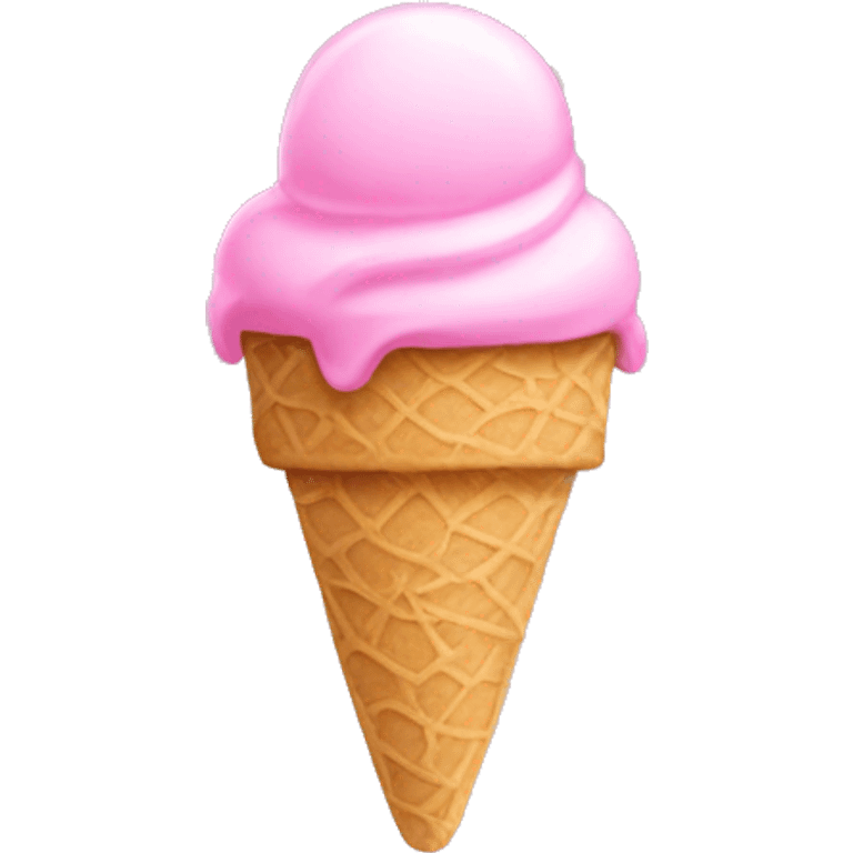 Pink icecream emoji