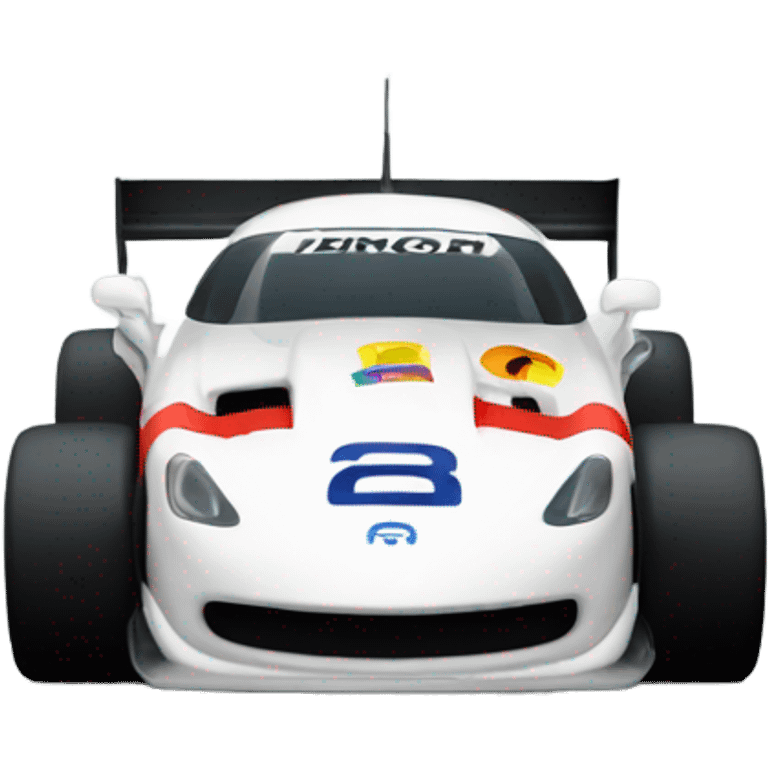 Race car emoji