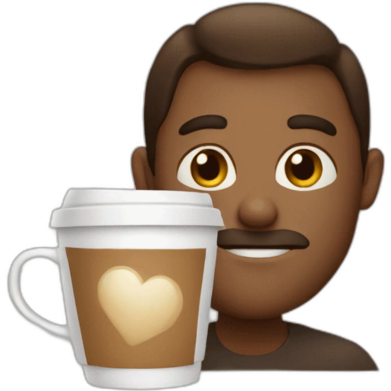 Coffee late emoji