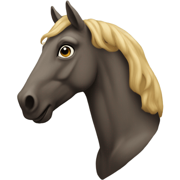 Reverse centaur. Horse head with a human body.  emoji