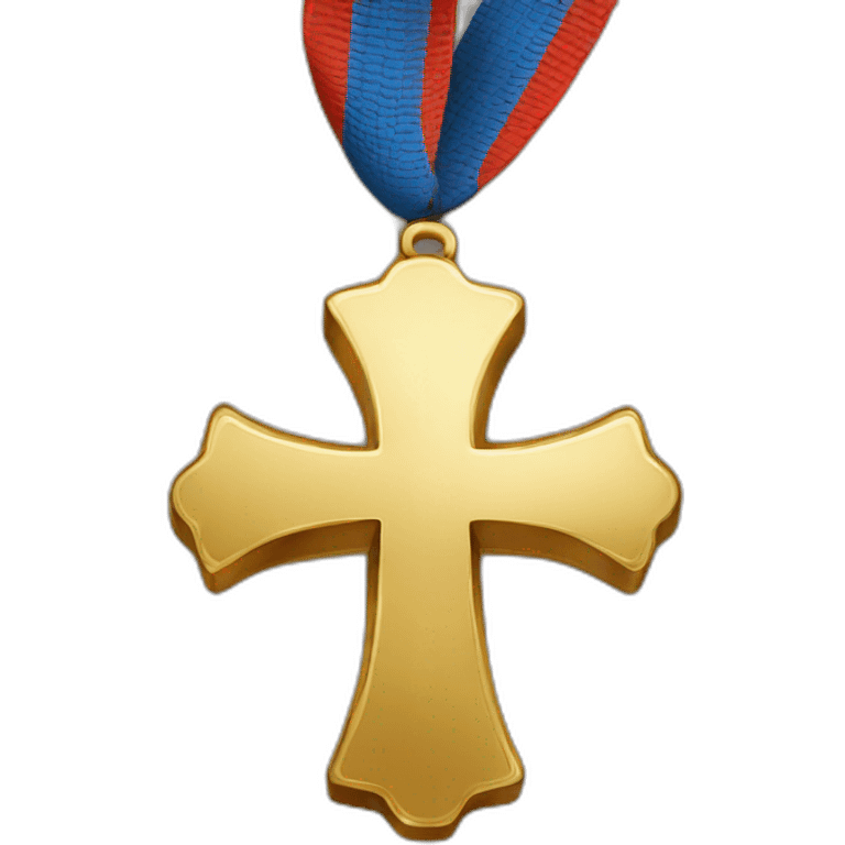 1 Gold cross medal emoji