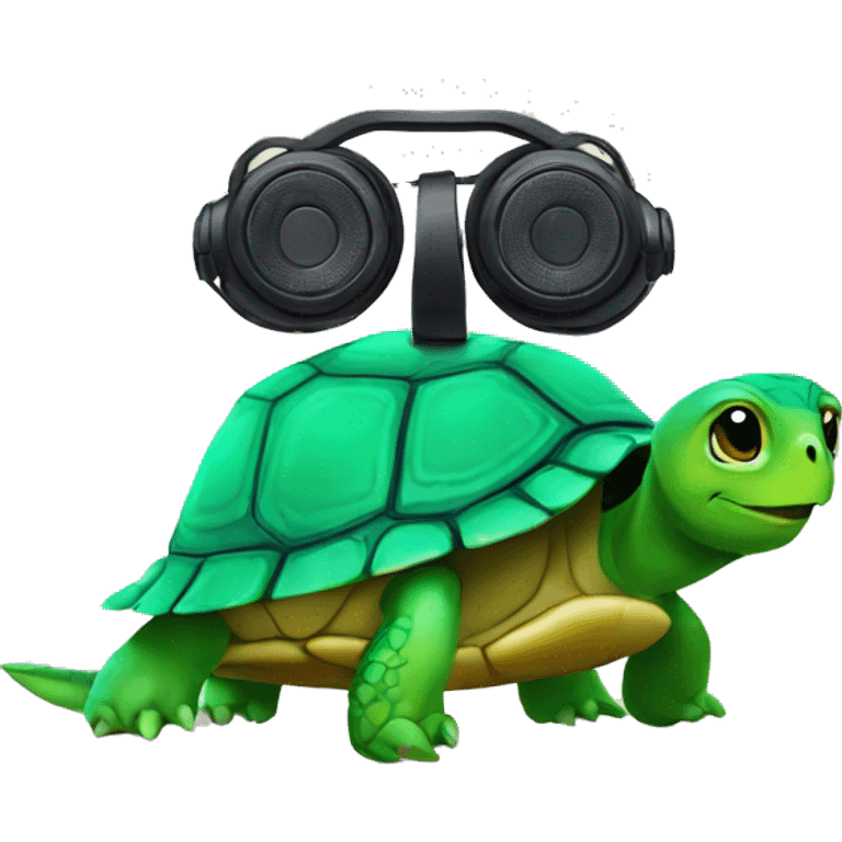 turtle dj emoji