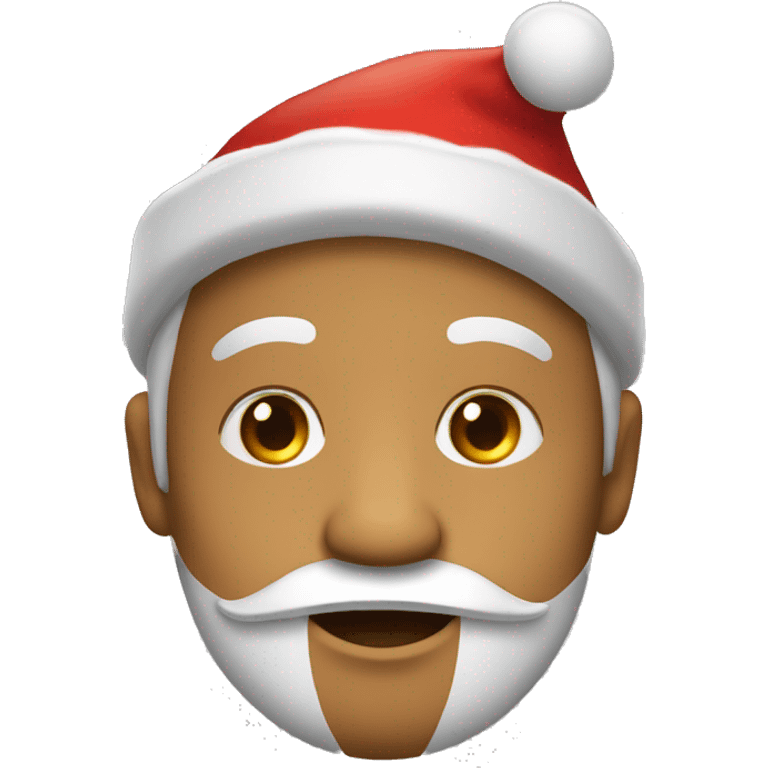 Oso navideño enamorado  emoji