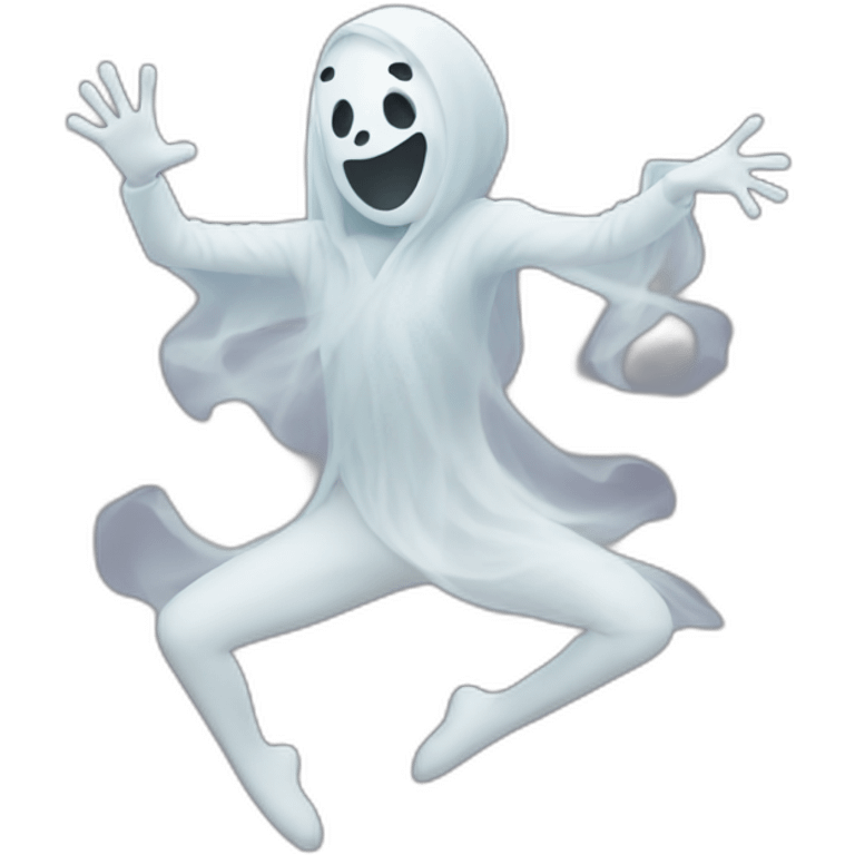 ghost dancing emoji