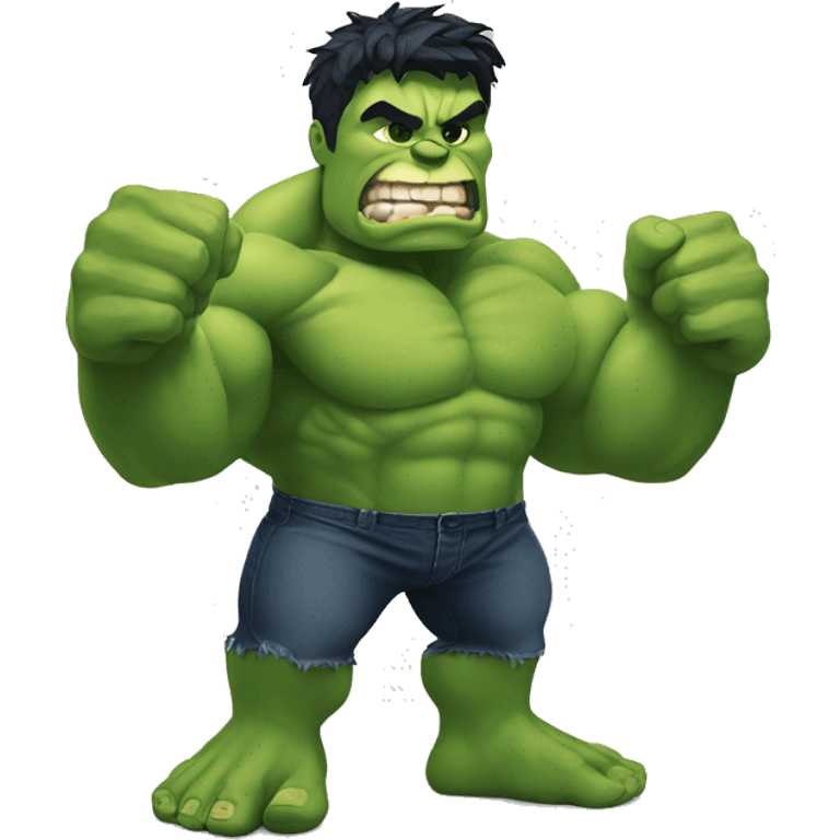 Hulk with thumbs up emoji