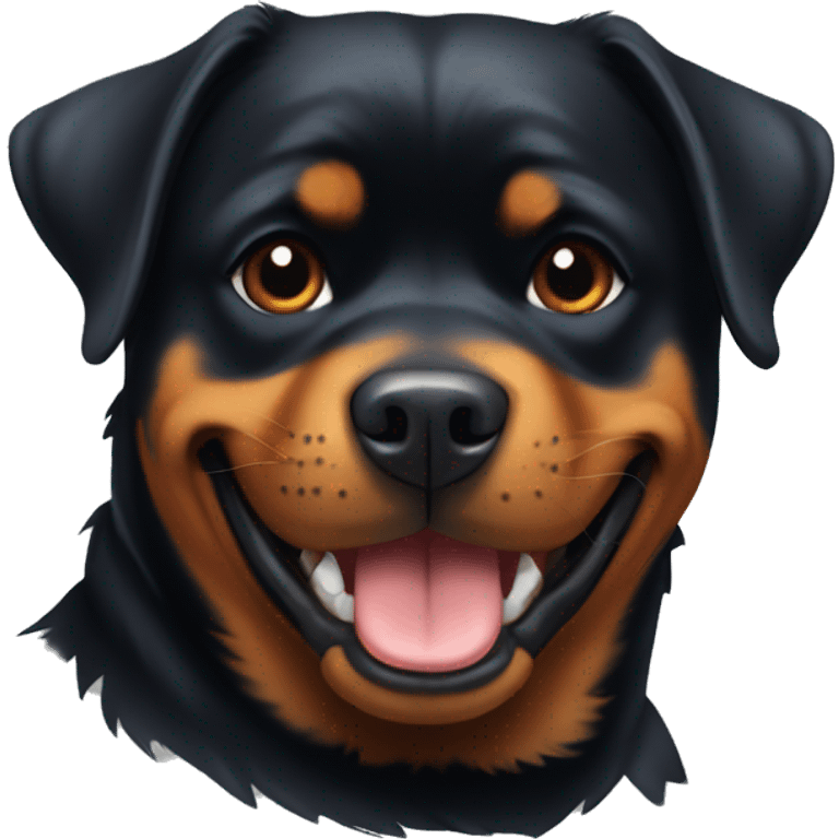 rottweiler happy emoji