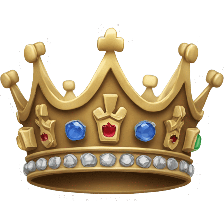 a king's crown with "Admin" written on it. emoji