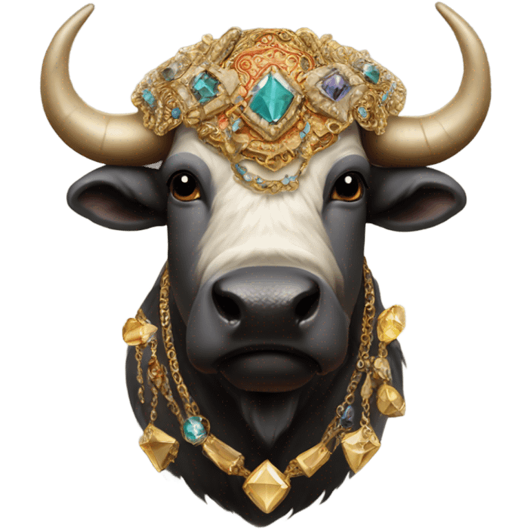 Fancy buffalo emoji