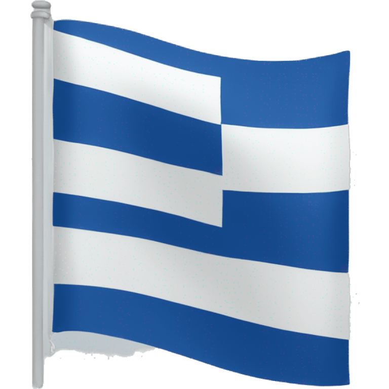 flag, white and blue emoji