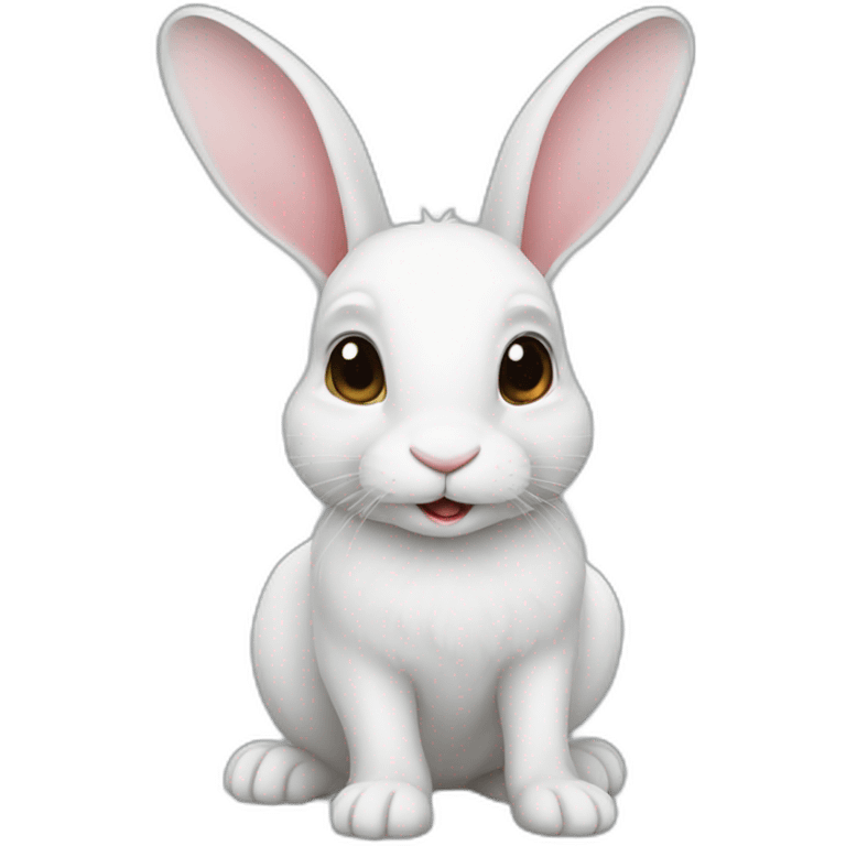 Rabbit white  emoji