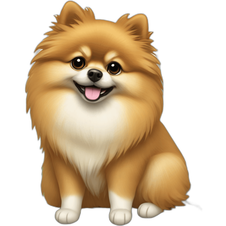 Tree pomeranian emoji