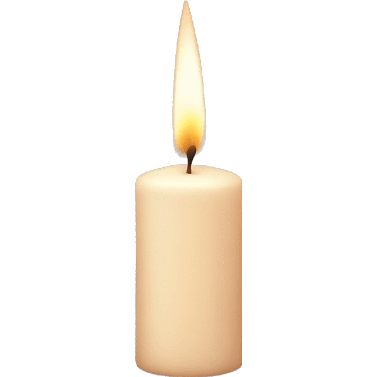 Powder-colored candle emoji