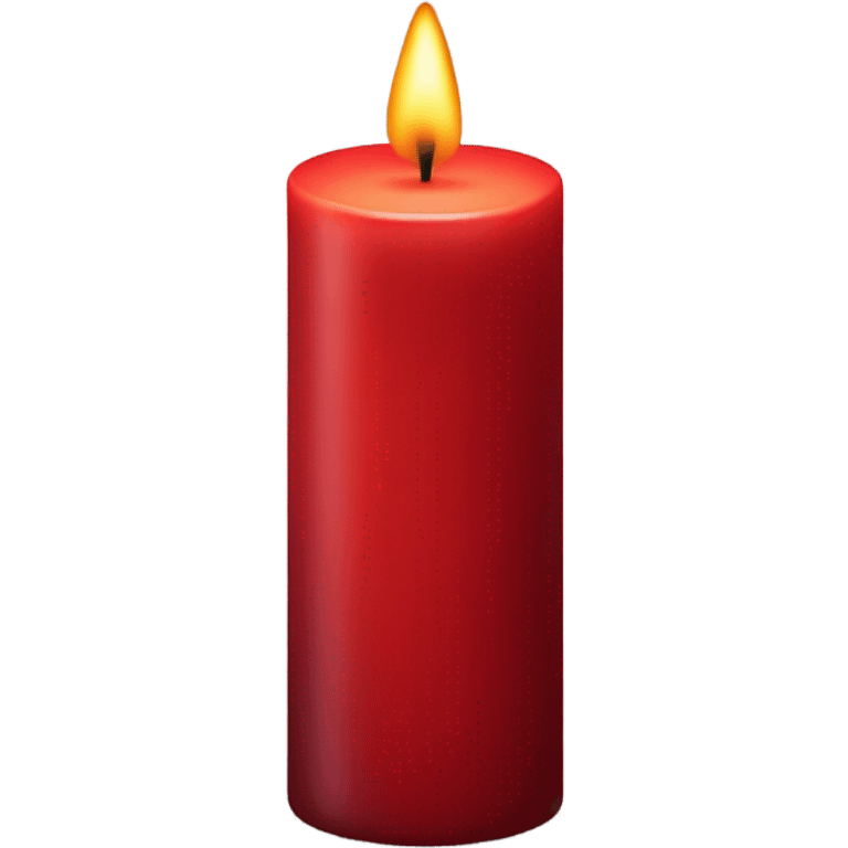 red candle emoji