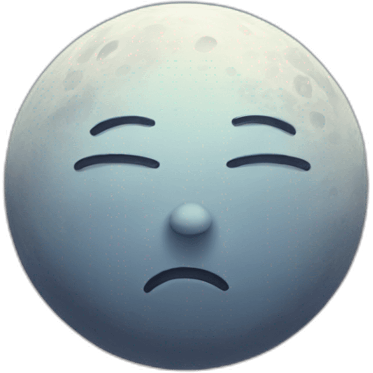 sad moon emoji