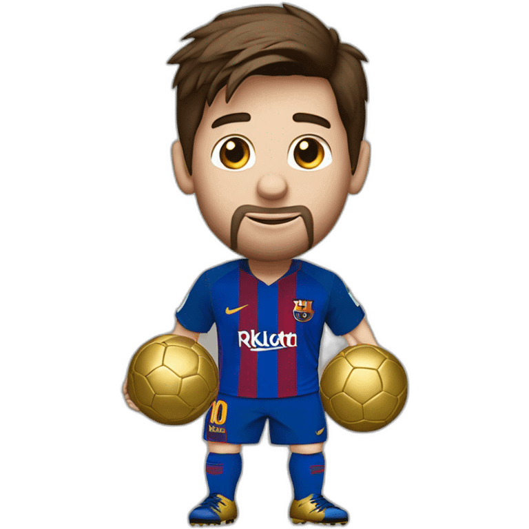 Messi qui casse le ballon d’or emoji